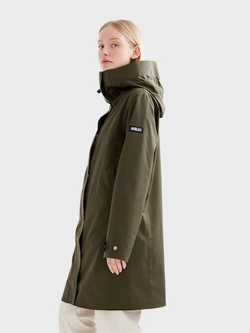 AIGLE - Parka meia-estação 'Mtd® ' em verde: lateral