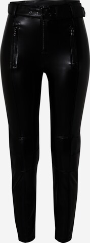 Coupe slim Pantalon PATRIZIA PEPE en noir : devant