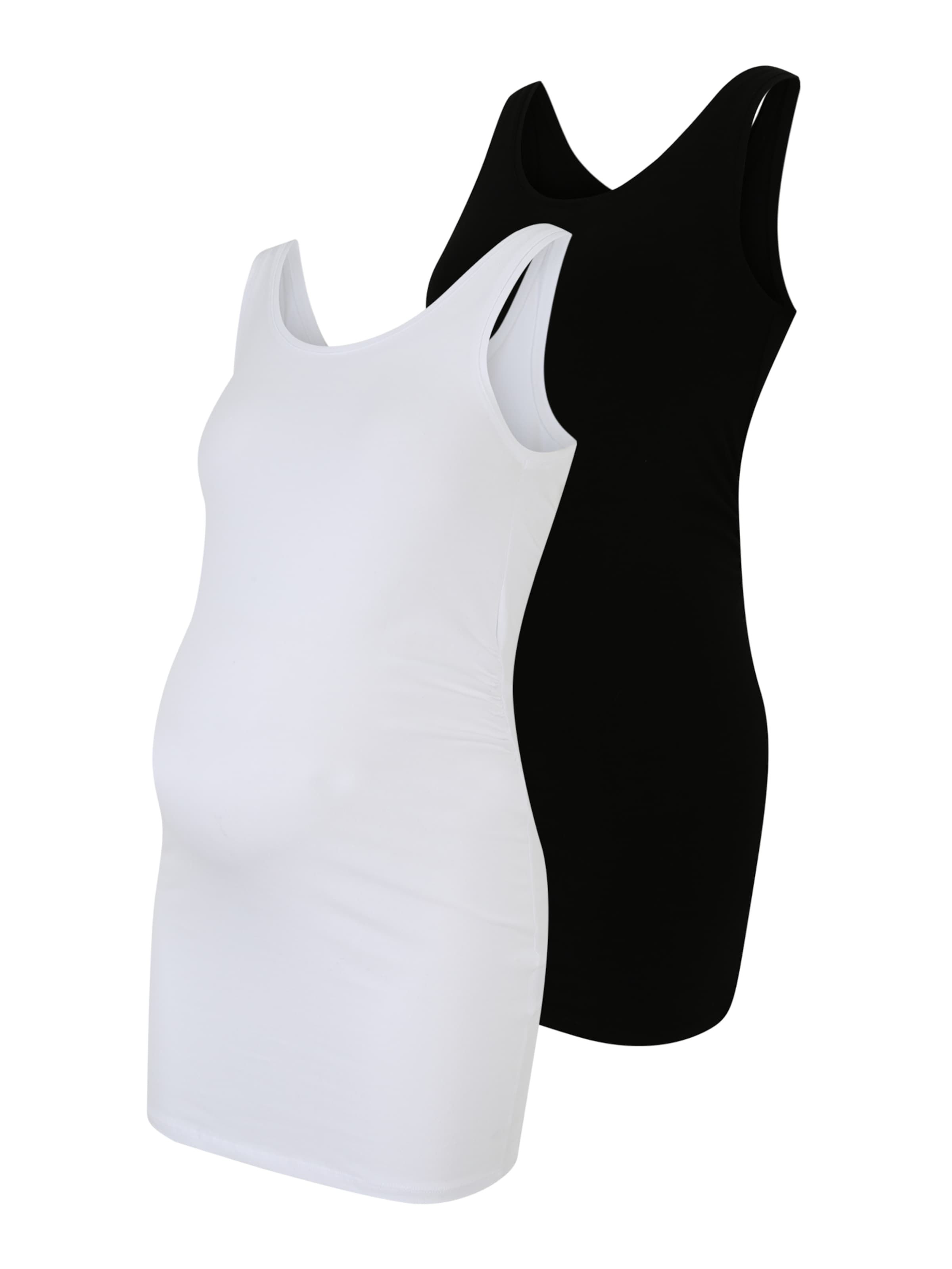 Only Maternity Топ в черно: отпред