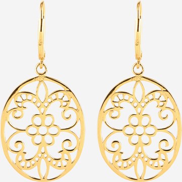 ELLI Earrings 'Ornament' in Gold: front