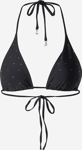 Karl Lagerfeld Треугольник Верх бикини 'IKON' в Черный: спереди