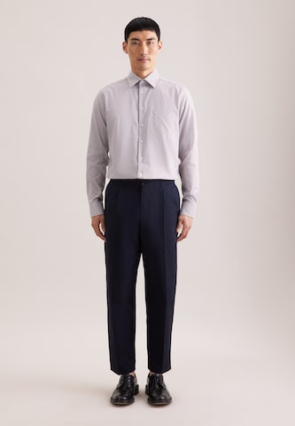 Coupe regular Chemise business 'Schwarze Rose' SEIDENSTICKER en marron