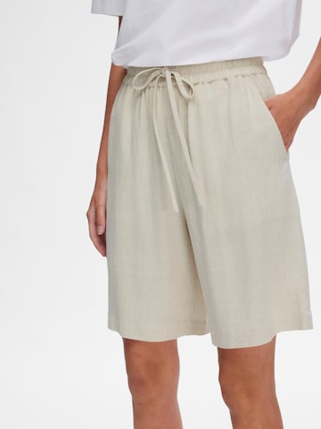 SELECTED FEMME - Loosefit Pantalón 'Viva' en beige