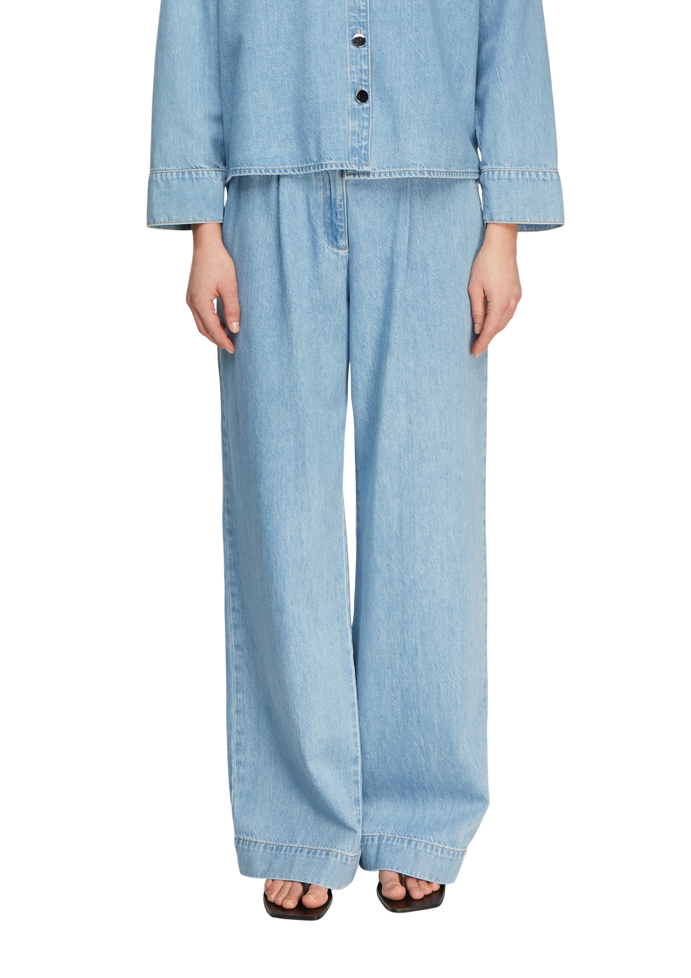 COMMA Wide leg Jeans in Blue