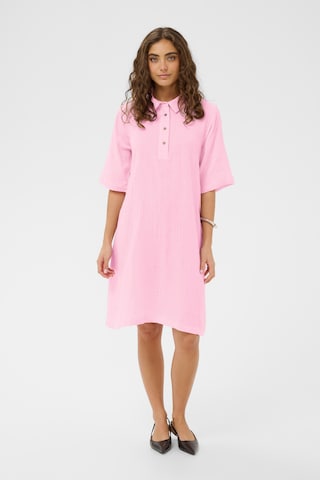 CULTURE Jurk 'CUtala' in Roze: voorkant