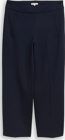 Regular Pantalon à plis 'Mia' TOM TAILOR en bleu : devant