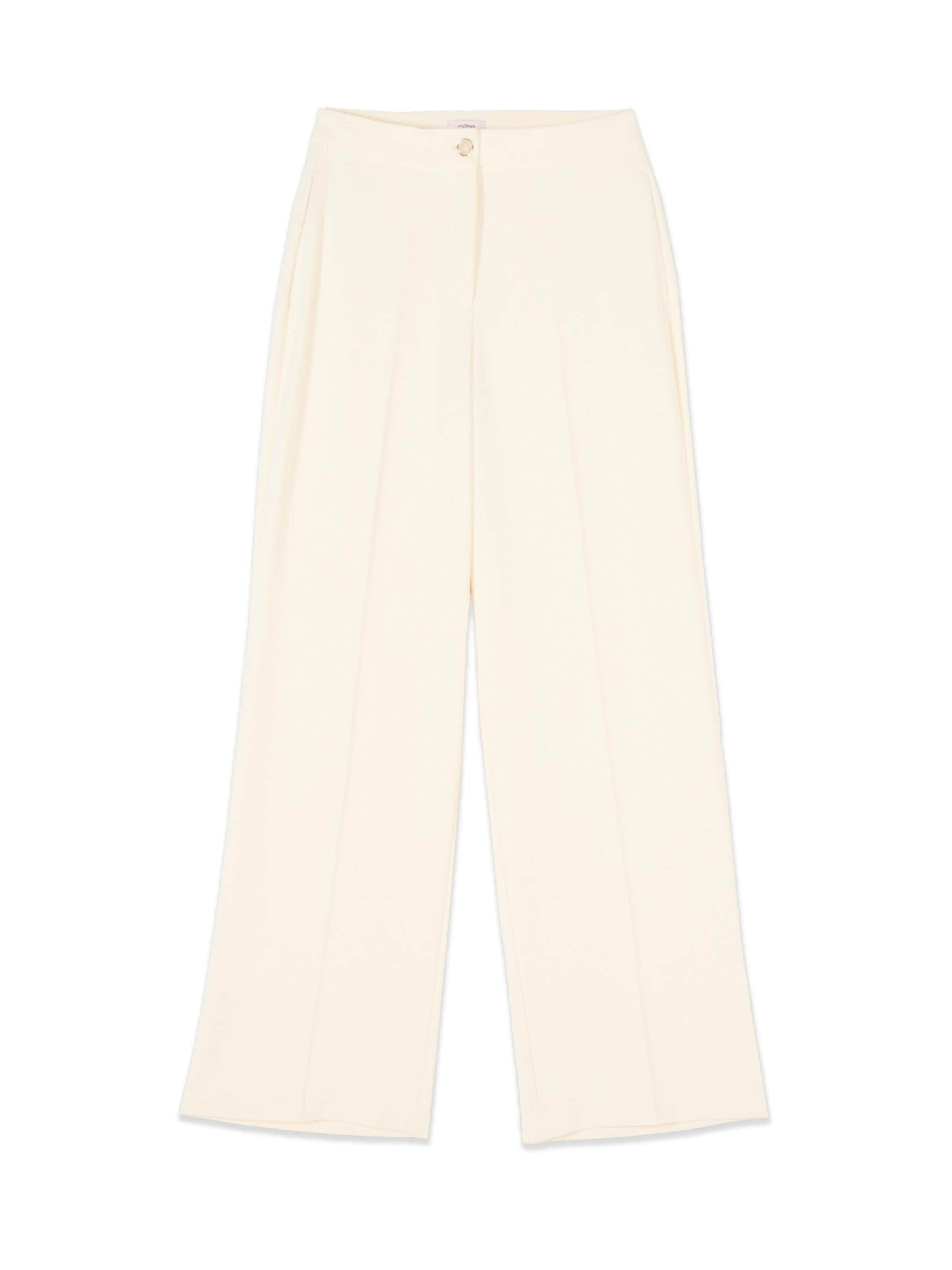 oltre Baggy Broek in Wit: voorkant