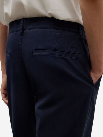 Adolfo Dominguez Regular Pleat-Front Pants in Blue