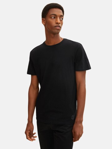 TOM TAILOR T-Shirt in Schwarz: predná strana