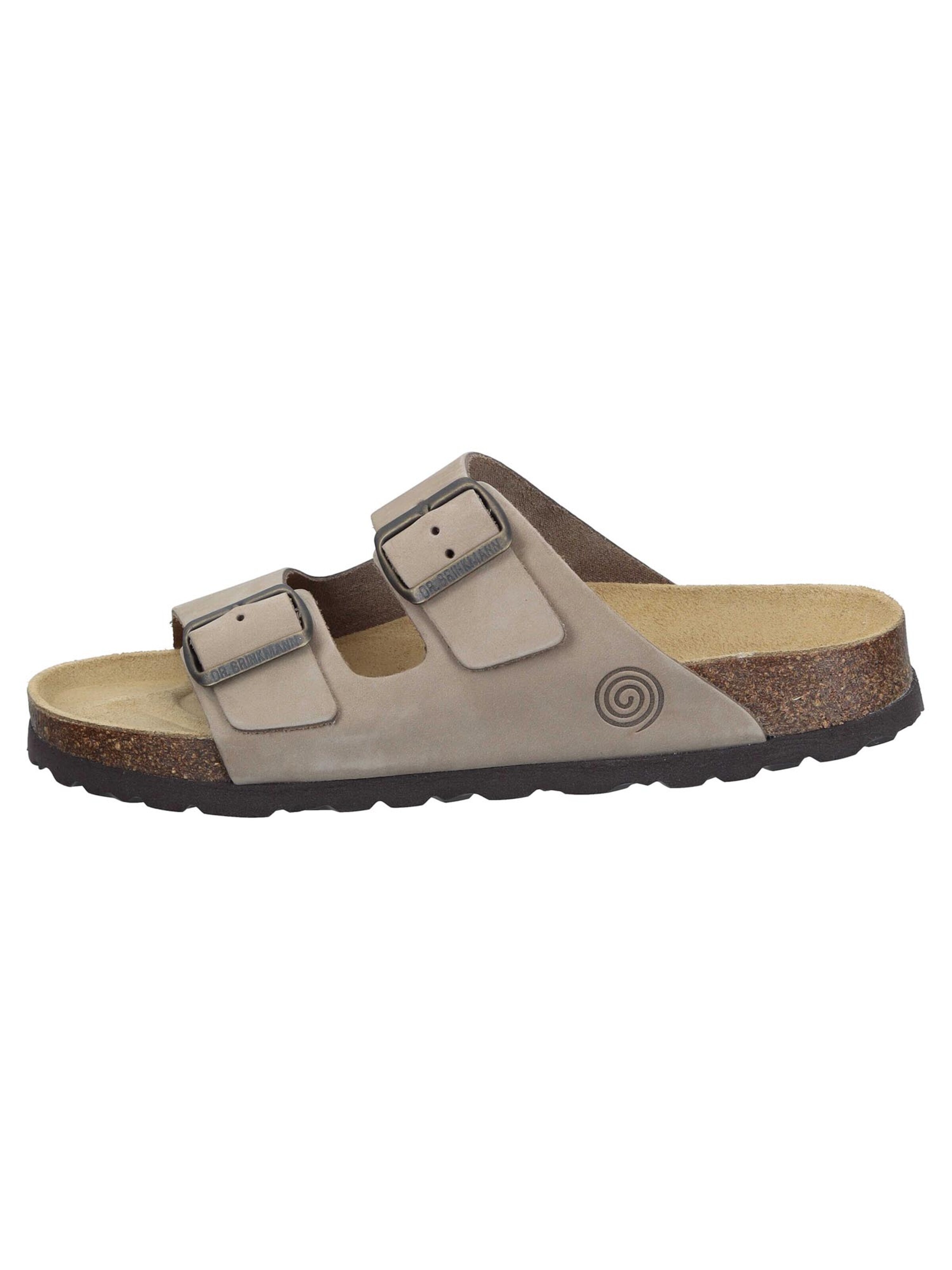 DR. BRINKMANN Muiltjes 'Bonillo' in Beige: voorkant