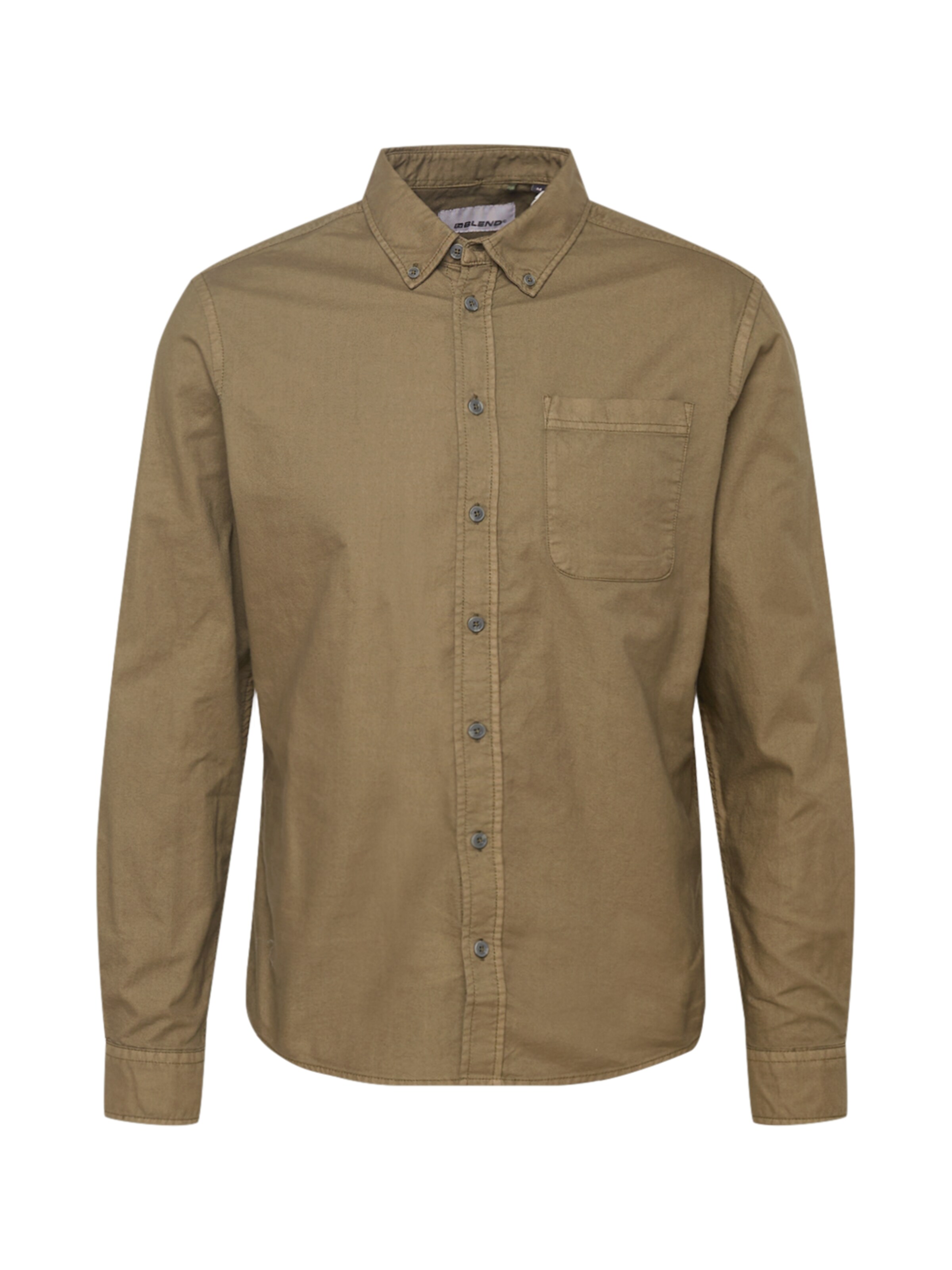 BLEND Hemd 'Bugley' in Grün: Vorderseite