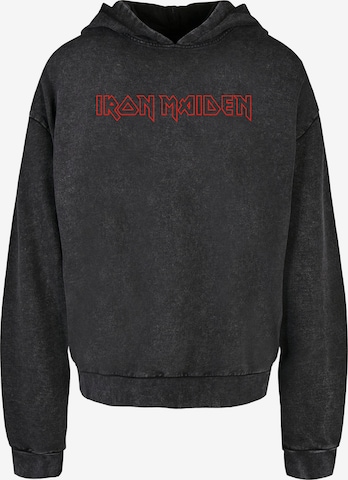 Sweat-shirt 'Iron Maiden - Classic Logo' Merchcode en noir : devant