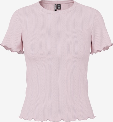 Maglietta di PIECES in rosa: frontale