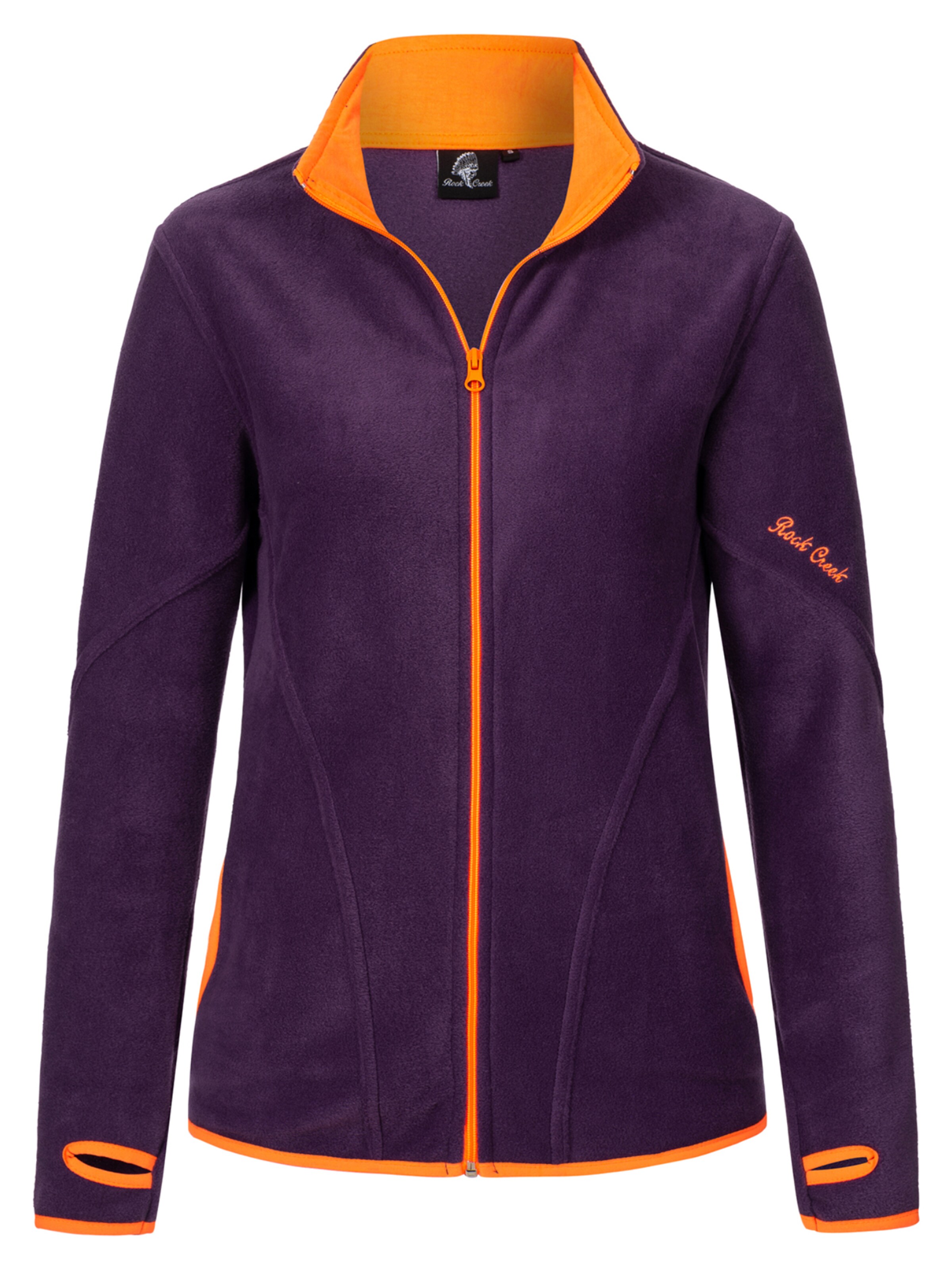 Rock Creek Fleecejacke in Lila: Vorderseite
