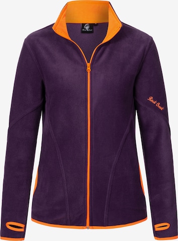 Rock Creek Fleecejacke in Lila: Vorderseite