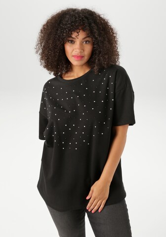Aniston Shirt in Black: front