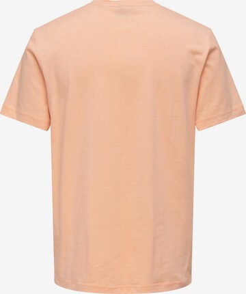 Only & Sons - Camiseta 'Max' en naranja