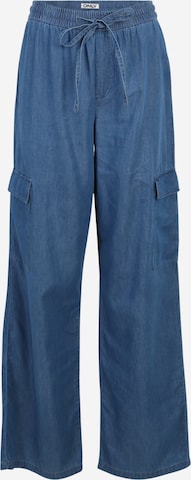 Regular Jeans cargo 'MARLA' Only Tall en bleu : devant
