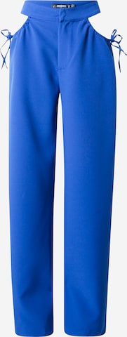 Missguided Wide leg Trousers in Blue: front