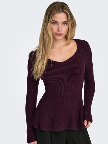 ONLY Sweater 'ONLIbi' in Red