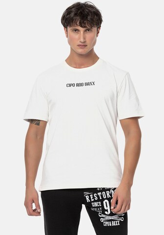 CIPO & BAXX Shirt in White: front