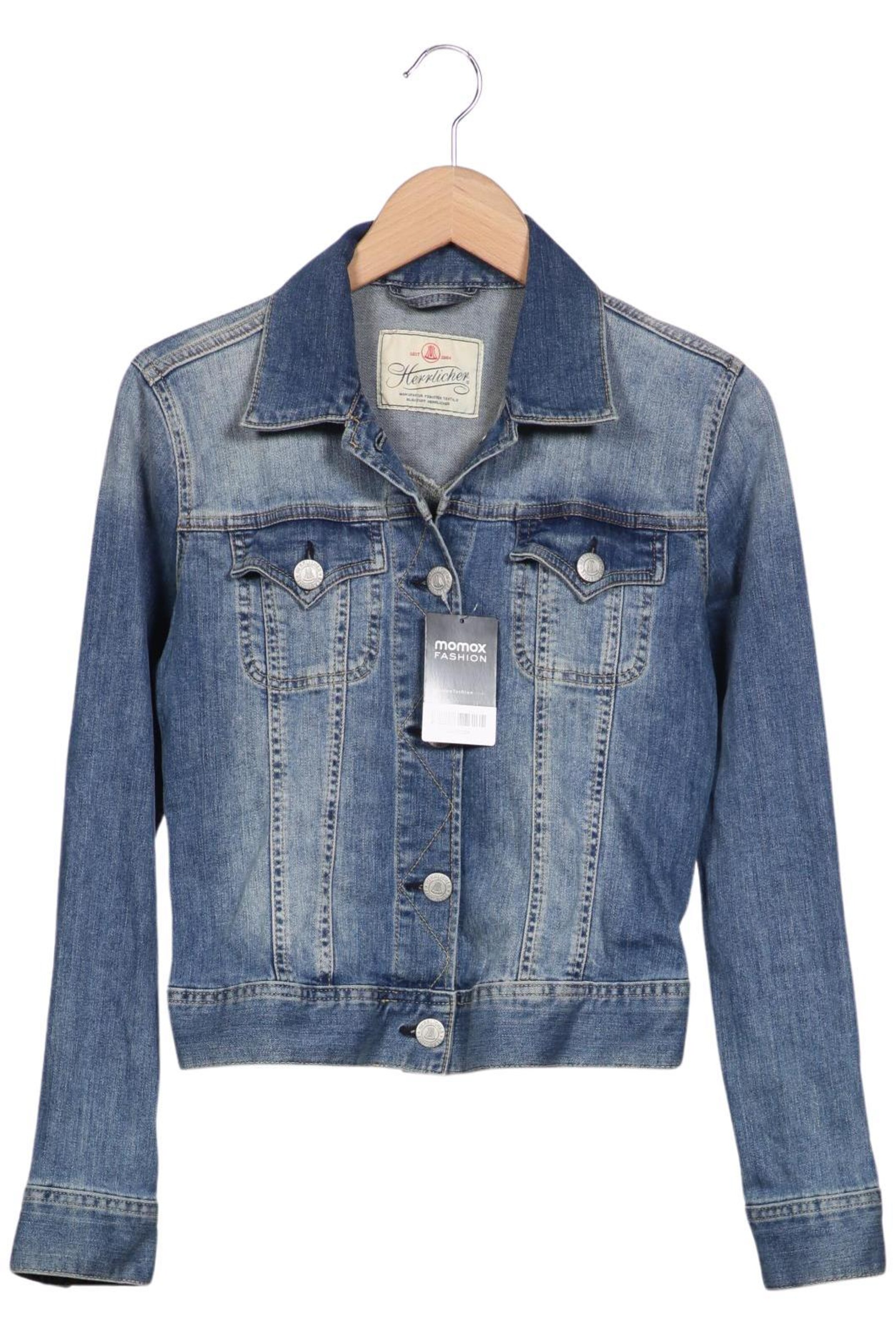 Herrlicher Jacket & Coat in S in Blue: front