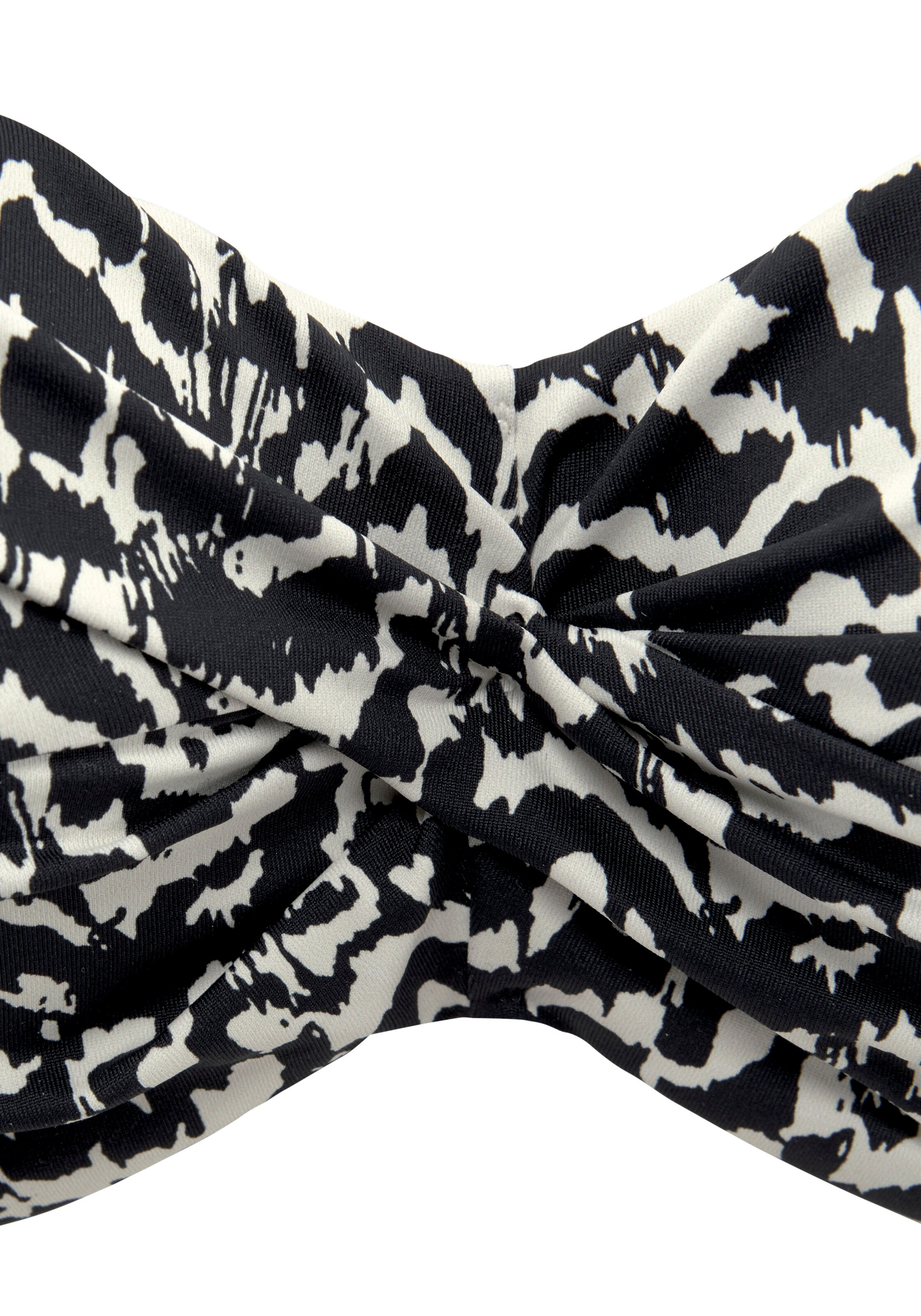 LASCANA - Bandeau Top de bikini 'Clara' en negro