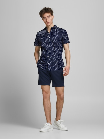 JACK & JONES regular Lærredsbukser i blå