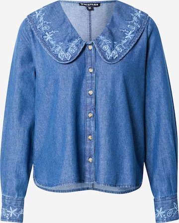 Whistles Blouse in Blauw: voorkant