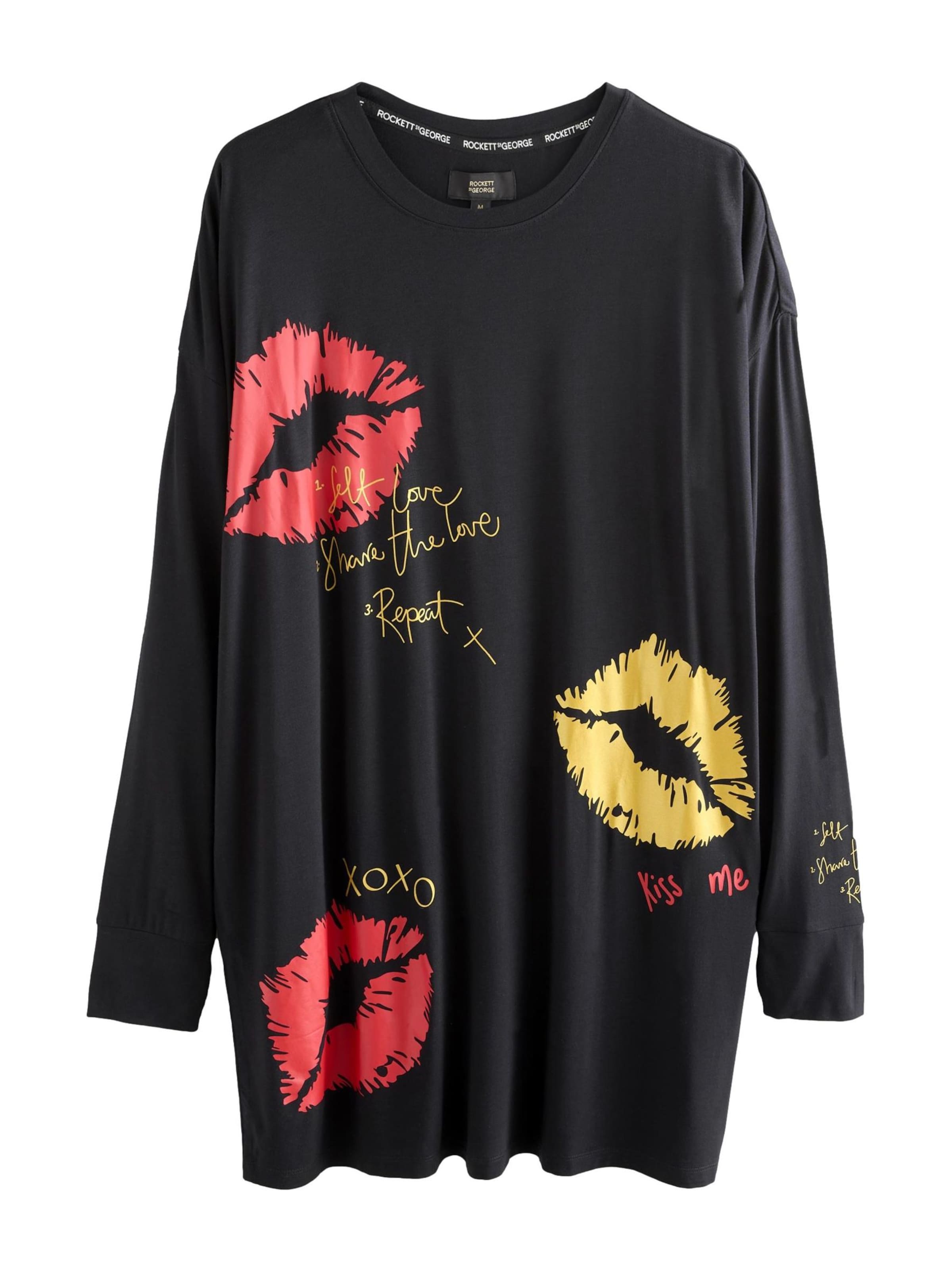 Rockett St George Majica | črna barva: sprednja stran