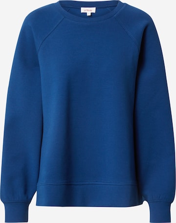 Sweat-shirt s.Oliver en bleu : devant