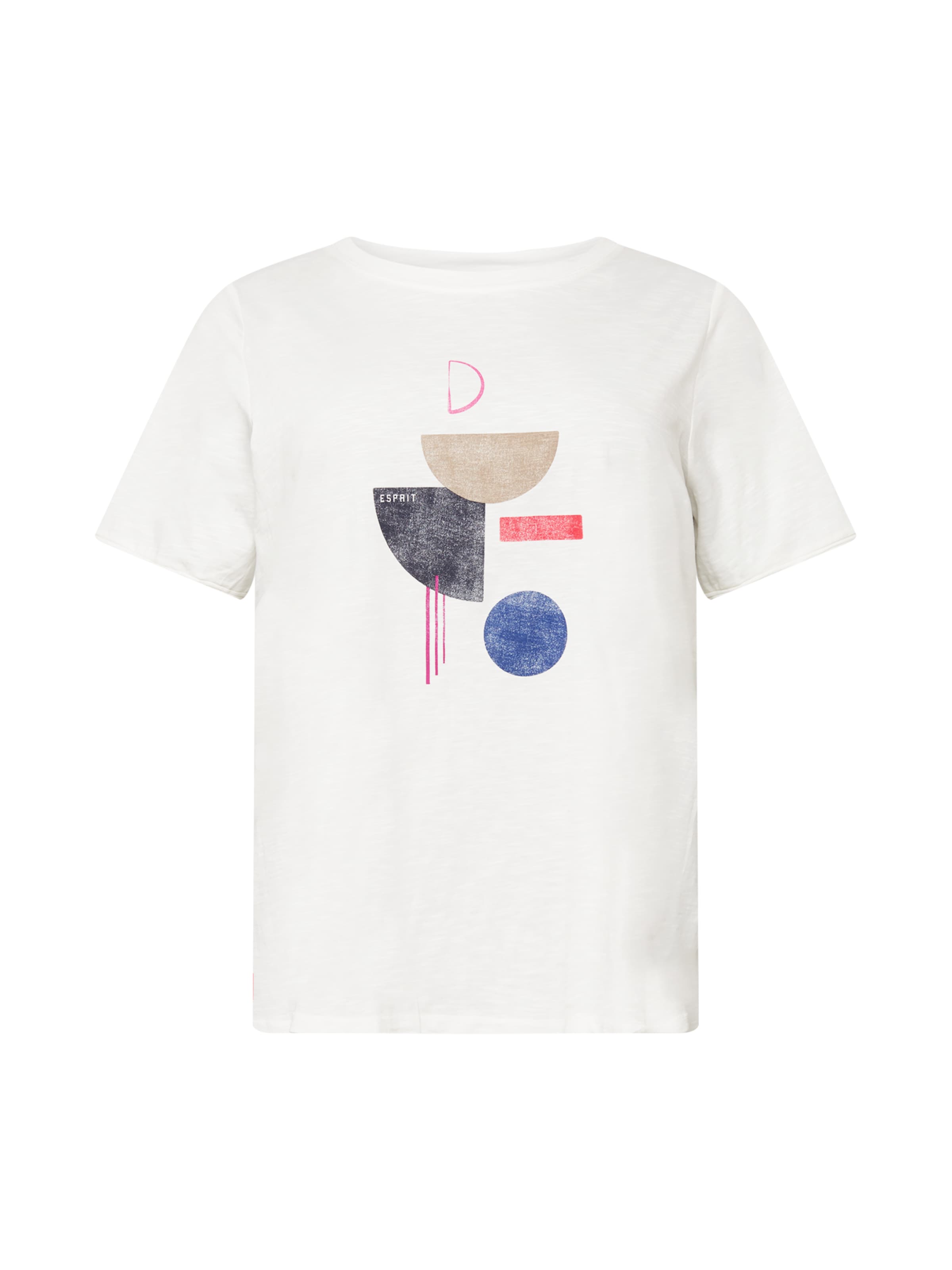 Frauen Shirts & Tops Esprit Curves T-Shirt (OCS) in Offwhite - RE87332