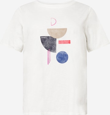 Esprit Curves T-Shirt in Weiß: predná strana