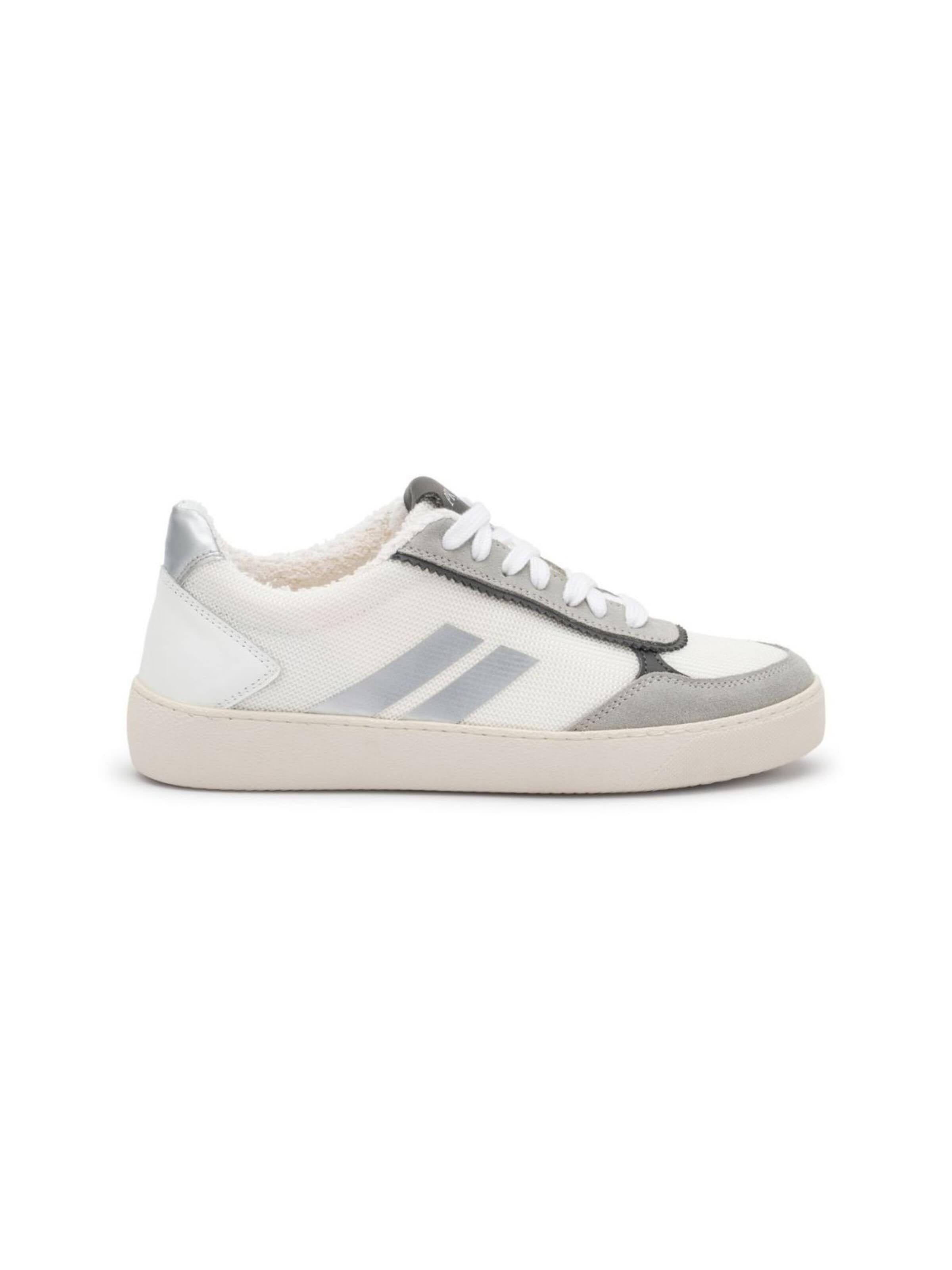 PR1MO Platform trainers 'Ground™ Sneakers' in Silver: front