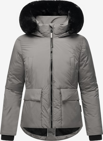 Veste d’hiver MARIKOO en gris : devant