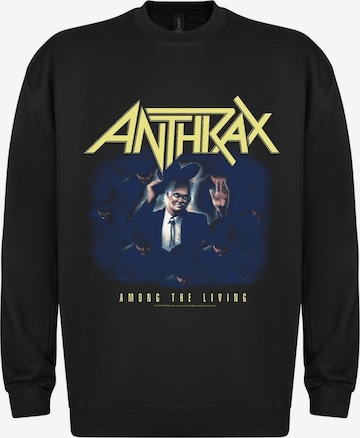 Sweat-shirt 'Anthrax Anthrax Among the Living Sweatshirt Sweatshirt' Rockshirts en noir : devant