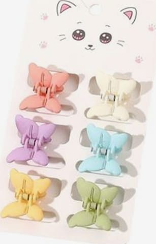 soho Hair accesoiresNakit za kosu 'SOHO Lala Mini Hair Clips - Pastel Butterflies' - miks boja boja: prednji dio