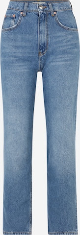 Gina Tricot Petite Regular Jeans in Blue: front