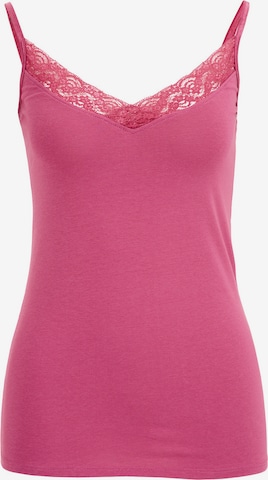 Top de la WE Fashion pe roz: față