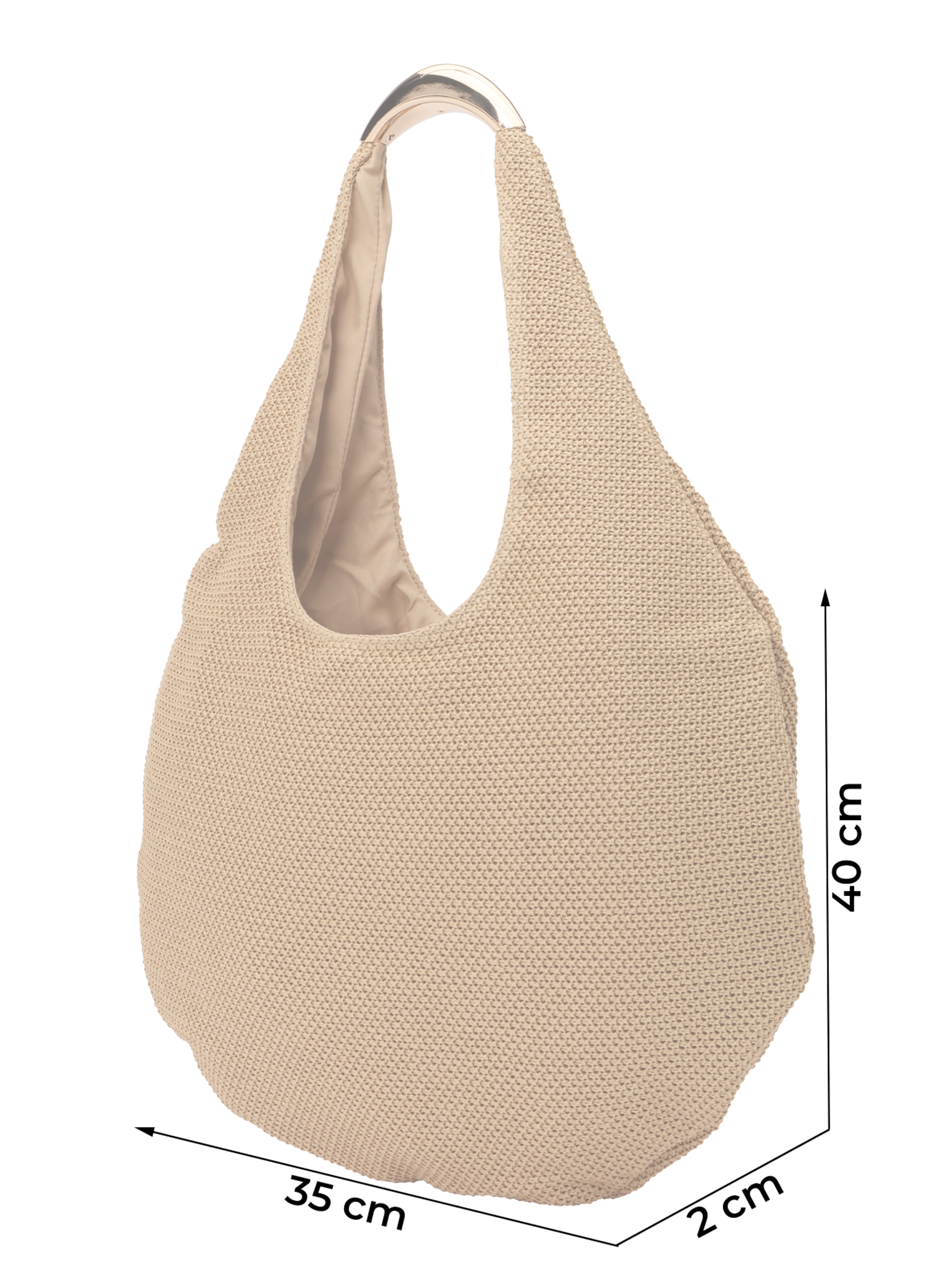 TOPSHOP Чанта за през рамо 'Scarlett' в бежово