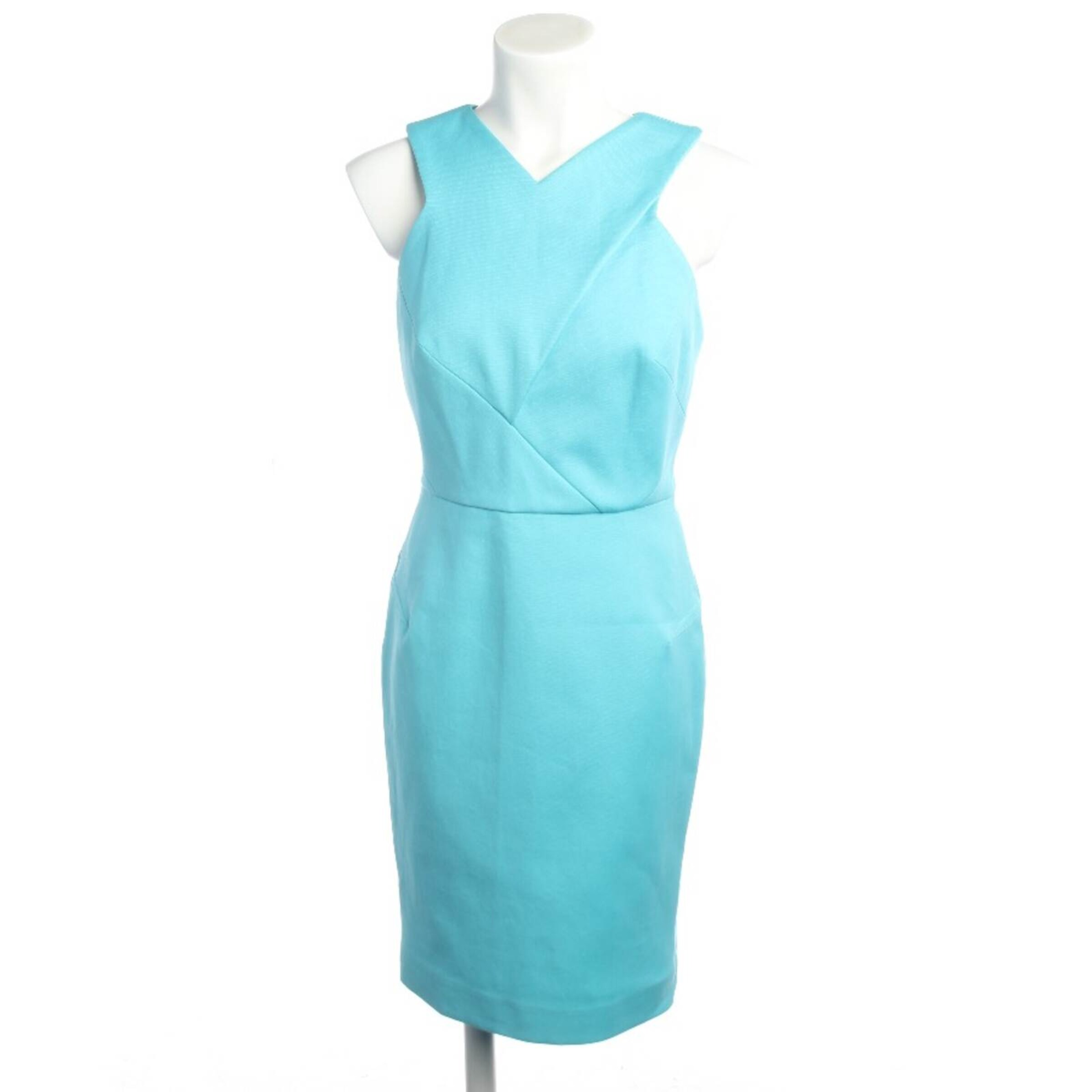 ROLAND MOURET Kleid L in Blau: Vorderseite