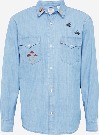 LEVI'S ® Button Up Shirt in Blue denim / Yellow / Green / Black, Item view