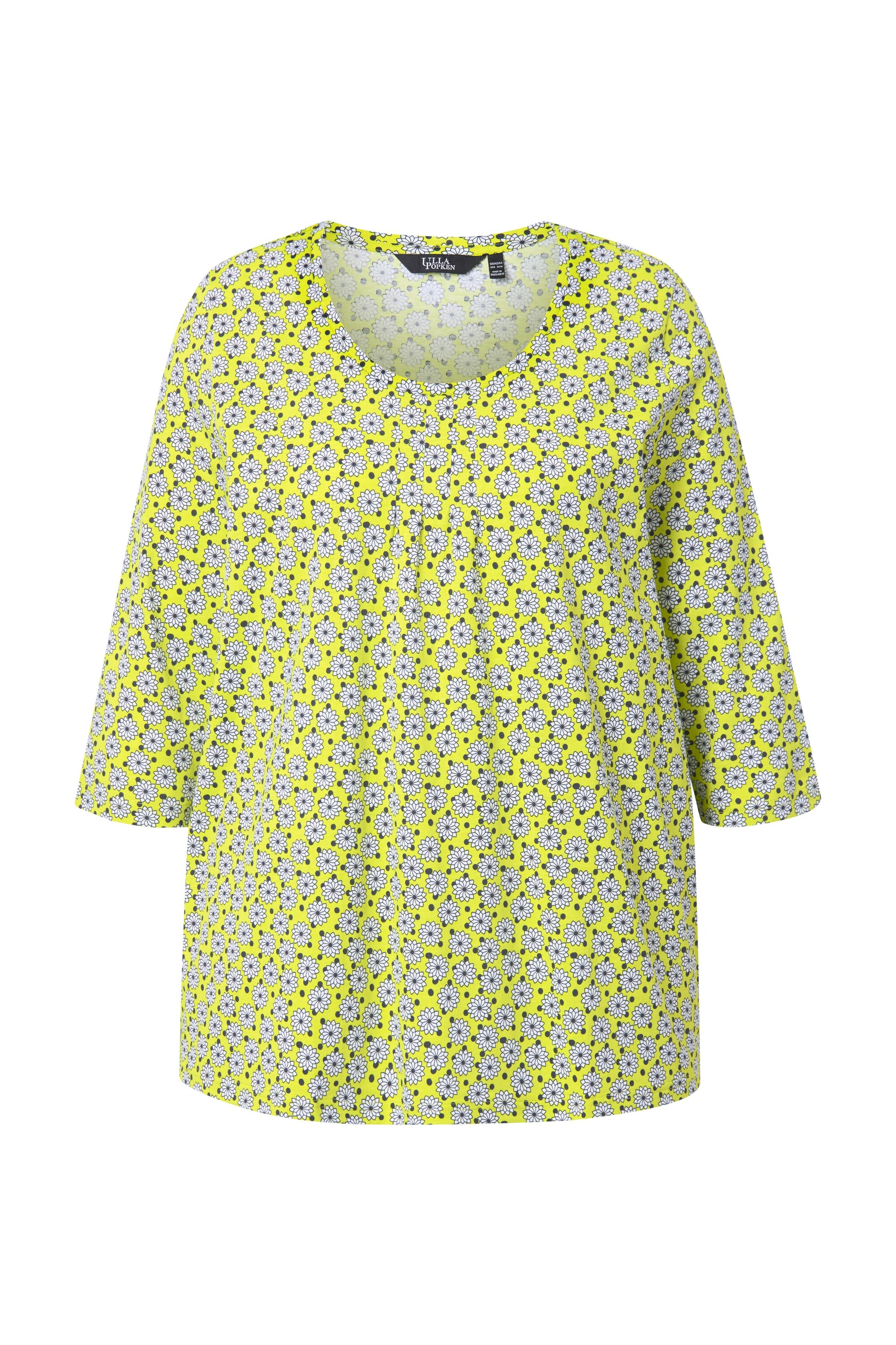 Ulla Popken Shirt in Gelb: Vorderseite