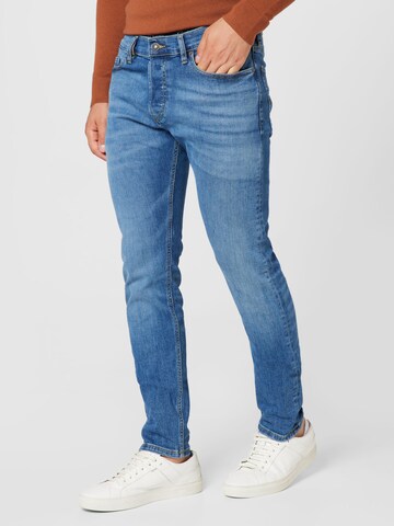 DIESEL גזרת סלים ג'ינס 'LUSTER' בכחול: מלפנים
