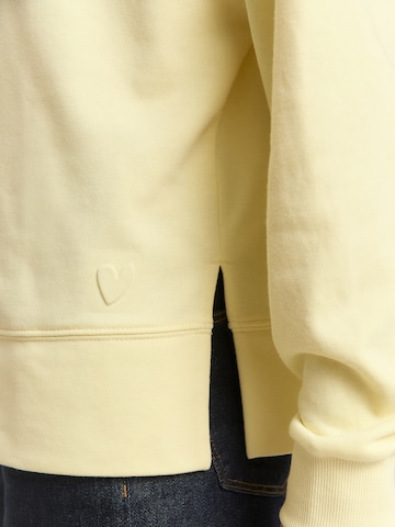 Sweat-shirt TOM TAILOR en jaune