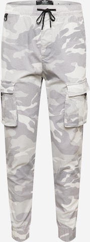 HOLLISTER Tapered Cargobroek in Grijs: voorkant