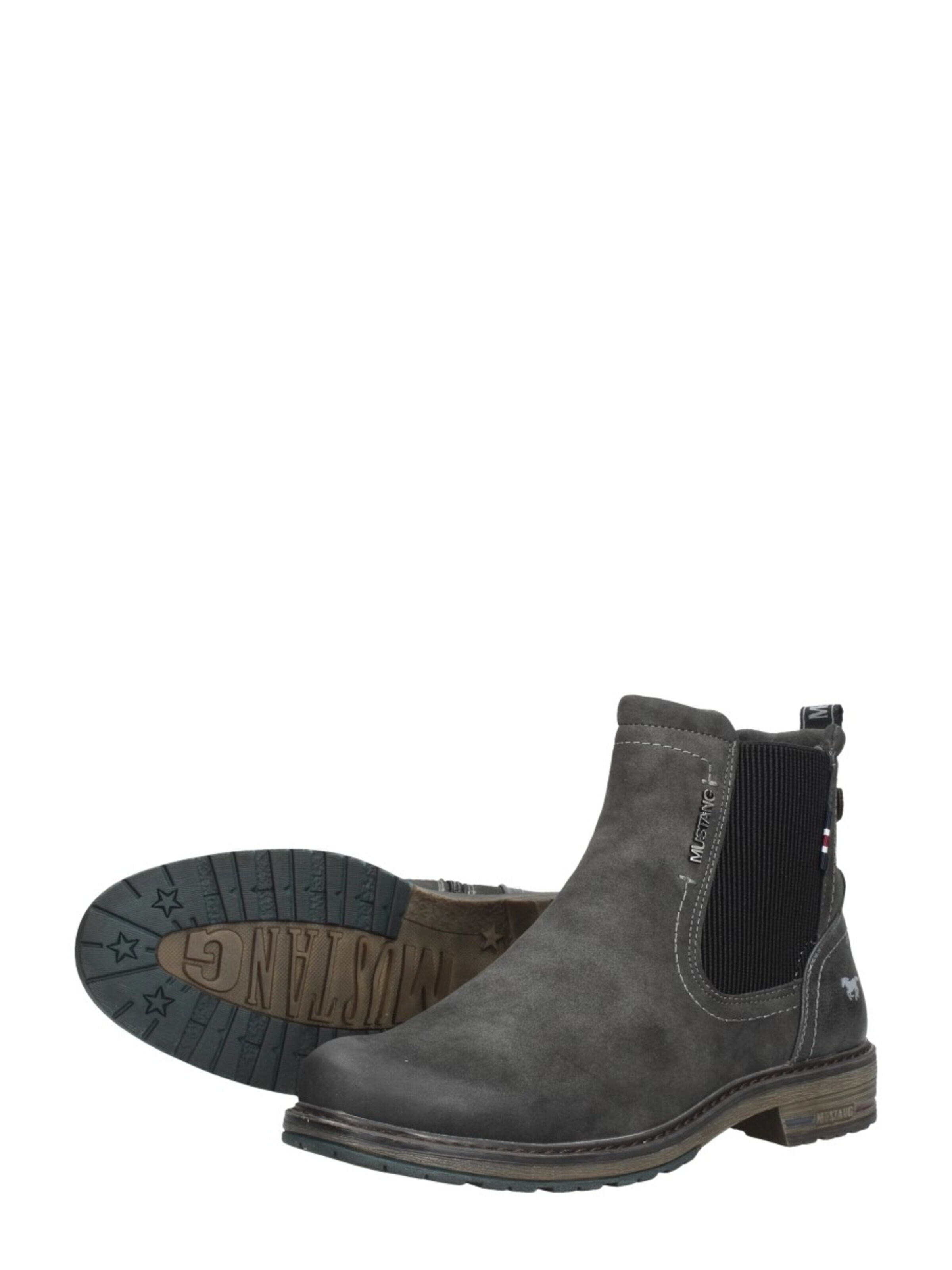 MUSTANG Chelsea boots 'Enkellaarzen' in Grijs