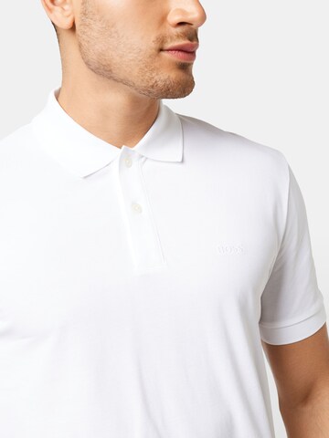 BOSS Poloshirt 'Pallas' in Weiß