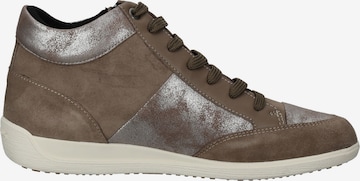 GEOX Sneakers hoog in Bruin