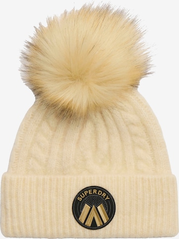 Superdry Muts in Beige: voorkant